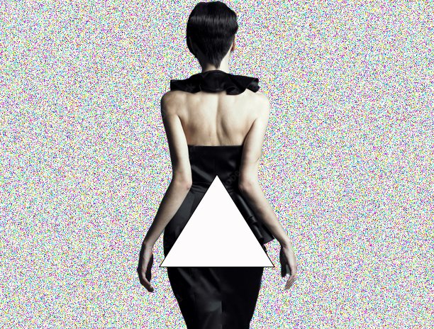 Type de fesse en triangle